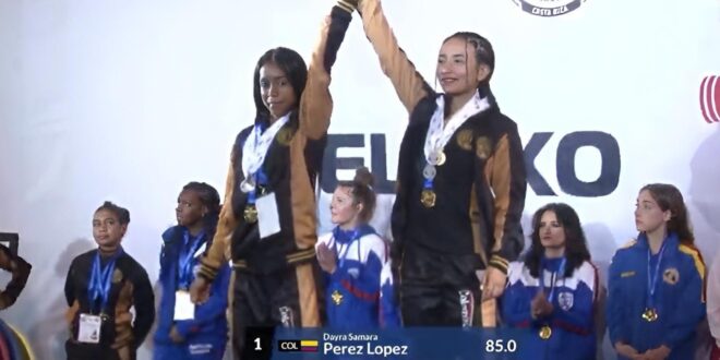 La nueva reina mundial del powerlifting es nortesantandereana