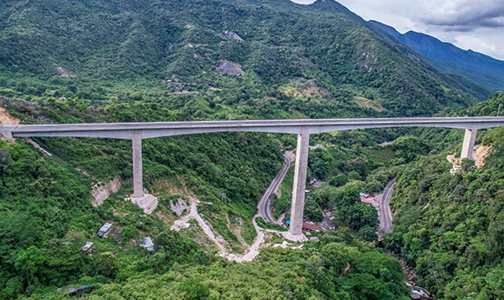 Viaducto de La Honda en la vía Chinácota–Cúcuta