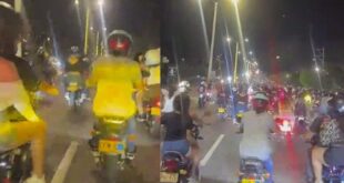 Desordenes en la caravana del Halloween en Cúcuta