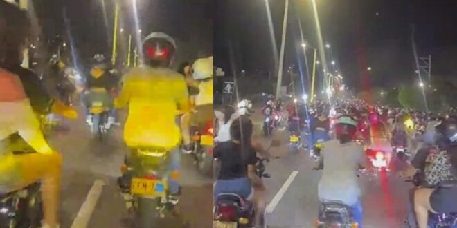 Desordenes en la caravana del Halloween en Cúcuta